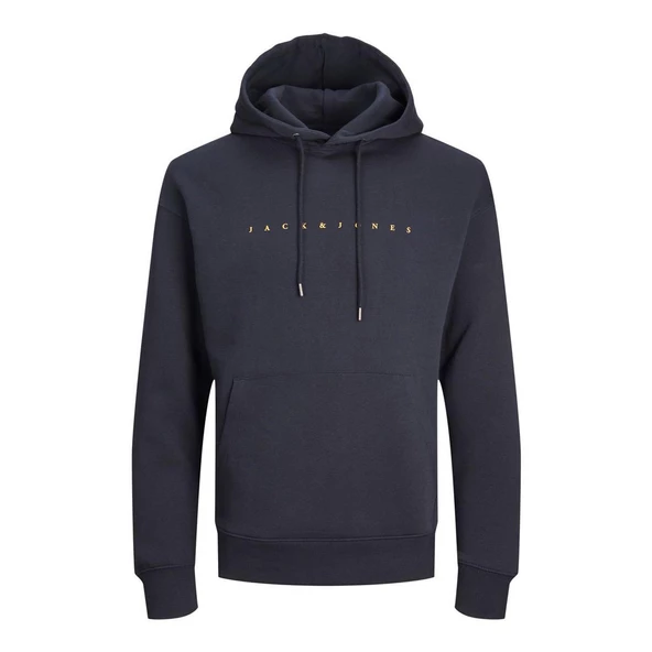 Jack & Jones 12233972 Jjestar Jj Sweat Hood Noos Lacivert