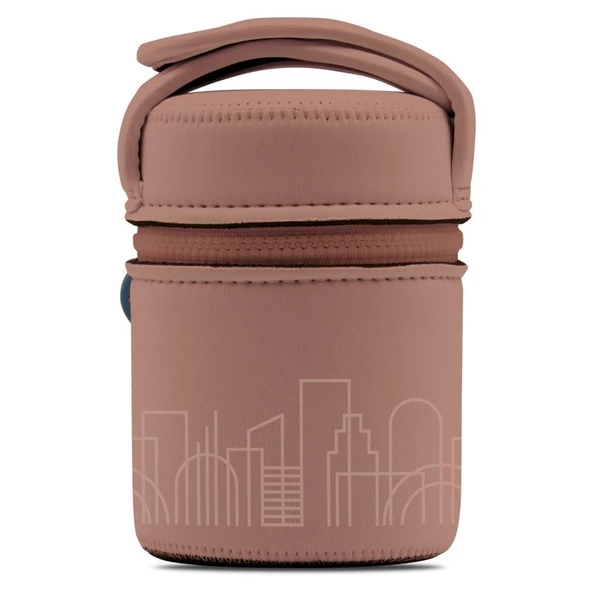 Laken Paslanmaz Çelik Termo Besin Saklama Kabı 0,5L + İzolasyon Kılıflı - DRINKLIFE CITY   DLP5C - 2