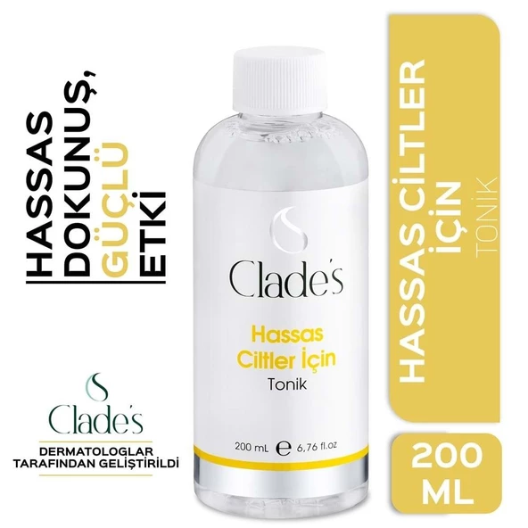Clades Hassas Ciltler İçin Tonik 200 Ml
