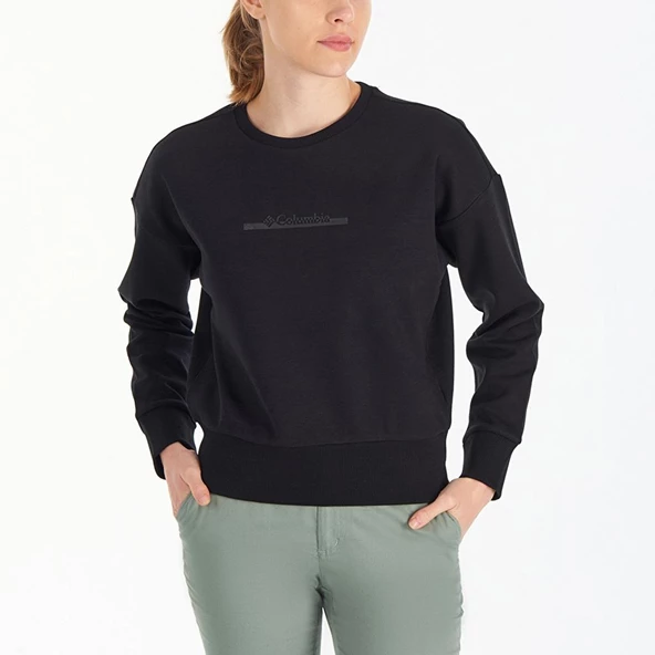 Columbia W Bar Split Crop Kadın Sweatshirt CS0212 - Resim 5