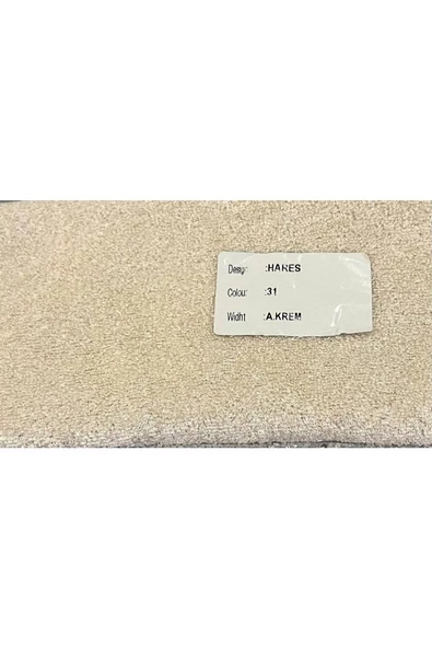 HARES 31 ALKANTRELİ DÜZ A.KREM KUMAŞ - Resim 2