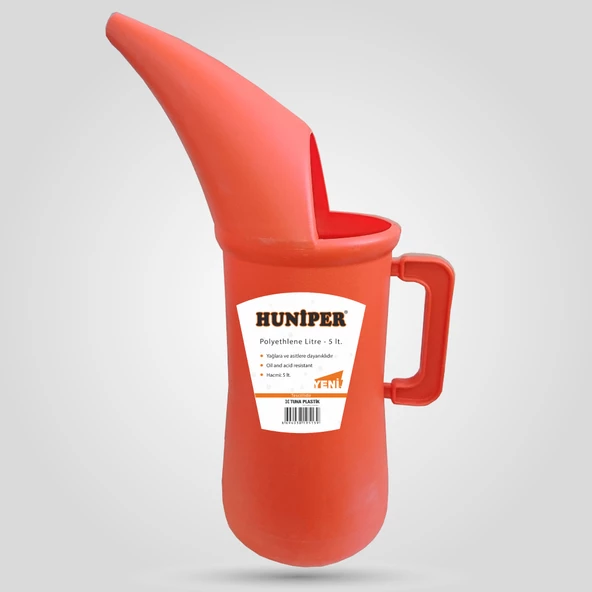 Plastik Litre Kabı Hunili Yağdanlık Ölçekli 5 LT ürün görseli