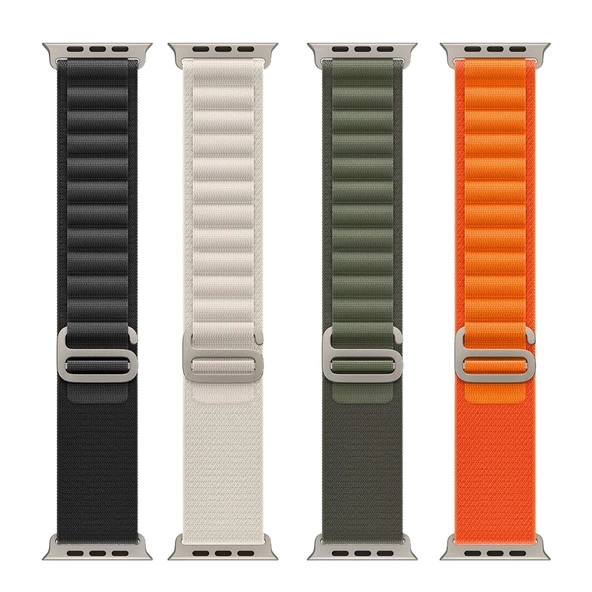 Apple Watch 10 Serisi 46mm Redclick Krd74 Metal Toka Hasır Kordon - Resim 4