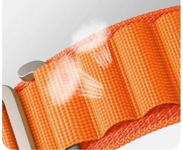 Apple Watch 10 Serisi 46mm Redclick Krd74 Metal Toka Hasır Kordon - Resim 10