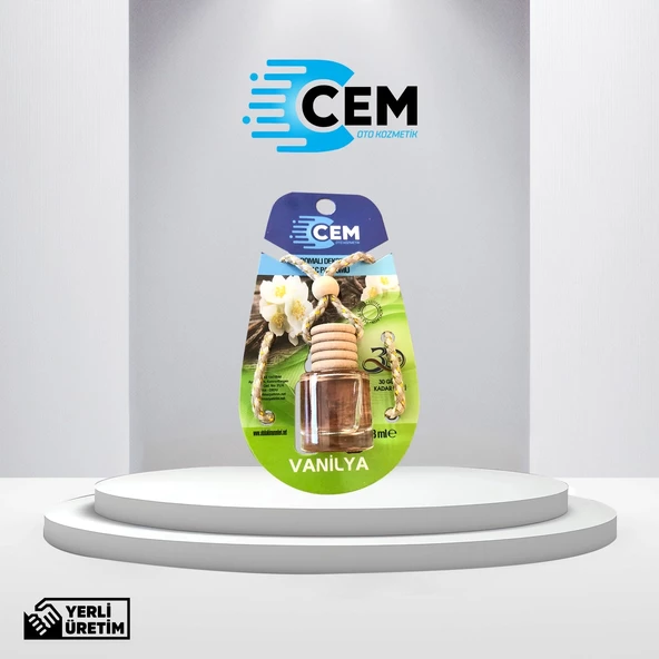 CEM CAR CARE Cam Fanus Vanilya 8 ml Ayna Kokusu - 2