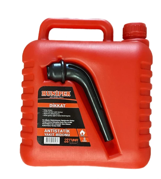 Antistatik Benzin Yakıt Bidonu 5 Litre Plastik