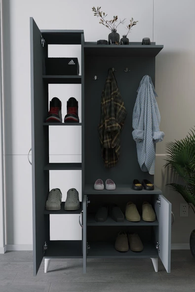 Mirobi Eko Portmanto Vestiyer Antrasit - 3