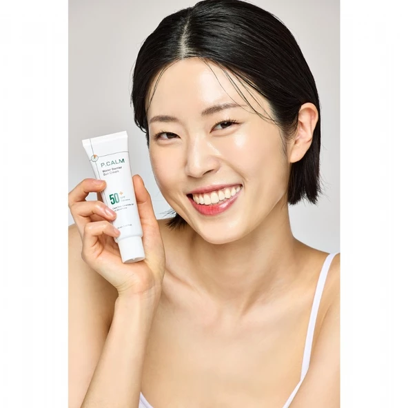P.Calm Water Barrier Sunscreen - Su Bazlı Kimyasal Filtreli Güneş Kremi SPF50+ PA++++ - 4