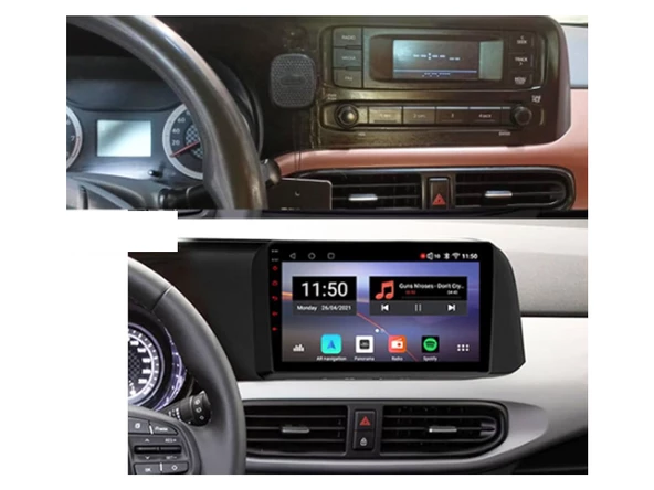 Hyundai i10 Multimedya (2019-2021) 2 GB RAM 32 GB Hafıza 4 Çekirdek Nakamichi - Resim 11