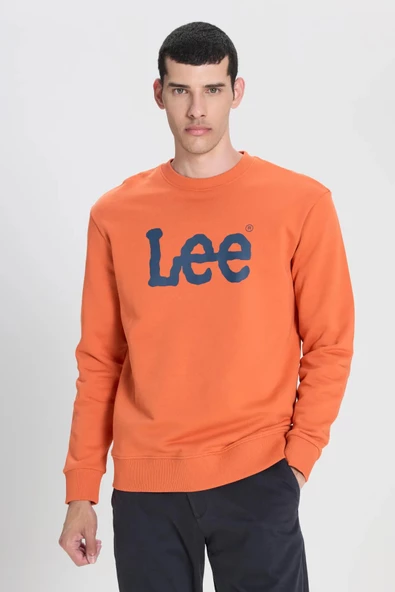 Lee Regular Fit Normal Kesim %100 Pamuk Sıfır Yaka Sweatshirt - 2