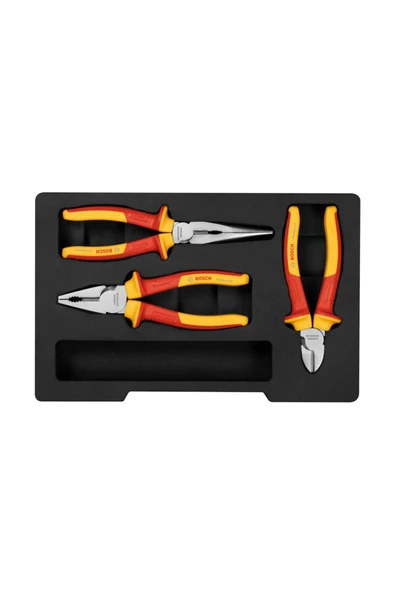 Bosch VDE Kombine Pense Set 3 Parça 1600A02NG0 - 2