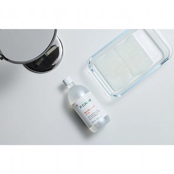 P.Calm Barrier Cycle Toner - Sebum Dengesi Sağlayan Siyah Nokta ve Akne Karşıtı Vegan Tonik (500ML) - 3