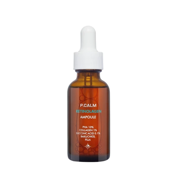 P.Calm Retinolagen Ampoule - Retinal + Kolajen İçerikli Kırışıklık ve Gözenek Karşıtı Ampul