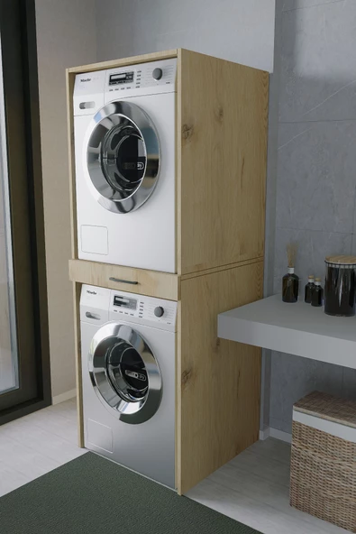 Mirobi Velmor Banyo Dolabı Çamaşır ve Kurutma Makinesi Dolabı Rivoli - 3