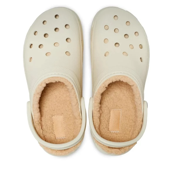 Crocs Classic PlatformLined Clog Bone Kadın Platform Terlik 207938-2Y2 - 4