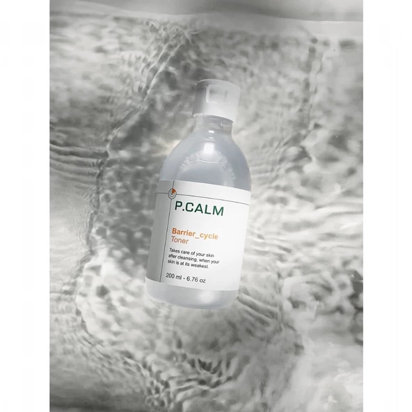 P.Calm Barrier Cycle Toner - Sebum Dengesi Sağlayan Siyah Nokta ve Akne Karşıtı Vegan Tonik (200ML) - 4