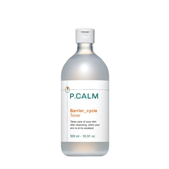 P.Calm Barrier Cycle Toner - Sebum Dengesi Sağlayan Siyah Nokta ve Akne Karşıtı Vegan Tonik (500ML)