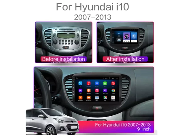 Hyundai i10 Multimedya (2007-2013) 4 GB RAM 64 GB Hafıza 8 Çekirdek Navigatör X-Premium Series - Resim 11