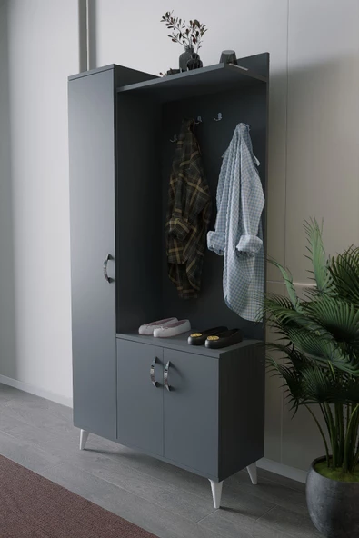 Mirobi Eko Portmanto Vestiyer Antrasit - 4