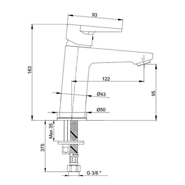 E.c.a Dalia Lavabo Bataryası 102188111 8697756613180 - 2