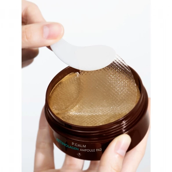 P.Calm Retinolagen Ampoule Pad - Retinol + Kolajen İçerikli Kırışıklık ve Gözenek Karşıtı Yüz Pedi - 4