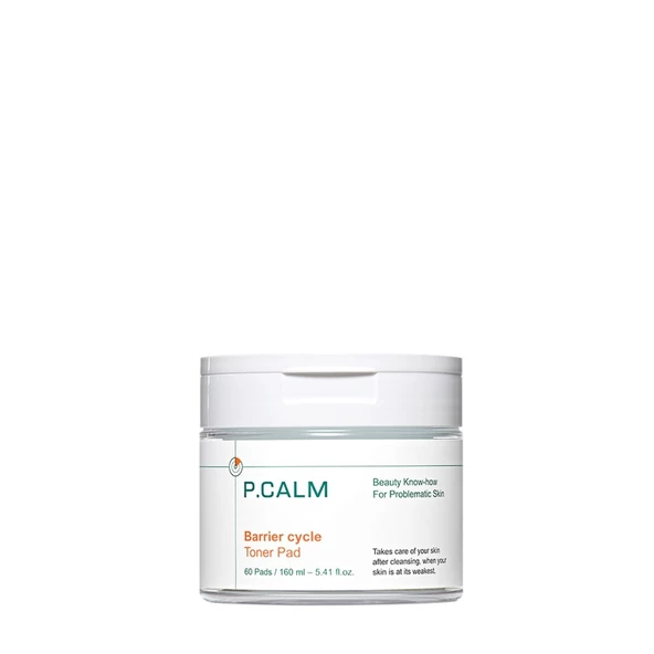 P.Calm Barrier Cycle Toner Pad - Sebum Dengesi Sağlayan Siyah Nokta ve Akne Karşıtı Tonik Ped