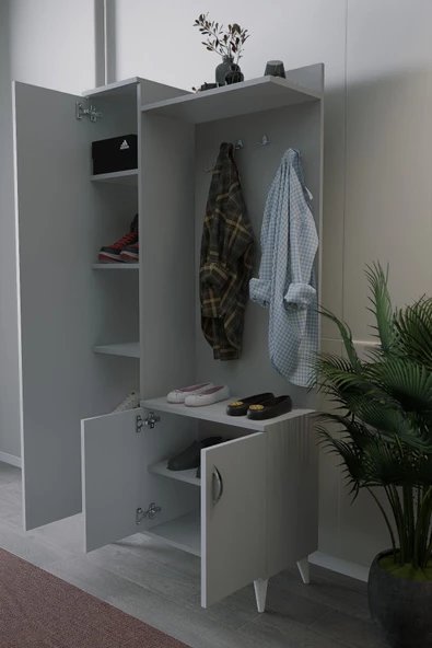 Mirobi Eko Portmanto Vestiyer Beyaz - 2