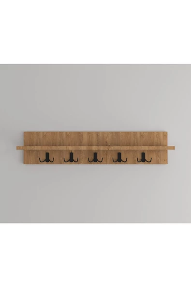 Mirobi Portmanto Elbise Askılığı, Duvar Askılığı 80 cm - 3