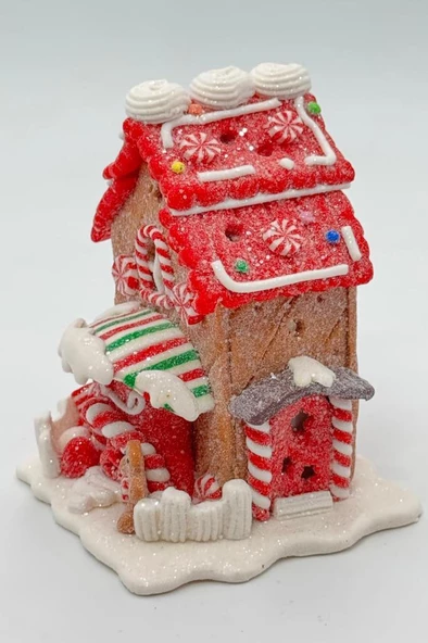 Beysüs Yılbaşı Çam Ağacı Süsü Masa Dekoru Işıklı Kurabiye Ev BYSB001 - 2