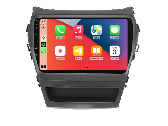 Hyundai Santa Fe Multimedya (2013-2016) 8 GB RAM 128 GB Hafıza 8 Çekirdek Navigatör X-Premium Series ürün görseli