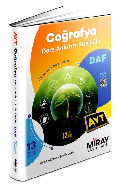Miray 2024 Ayt Coğrafya Ders Anlatım Fasikülleri