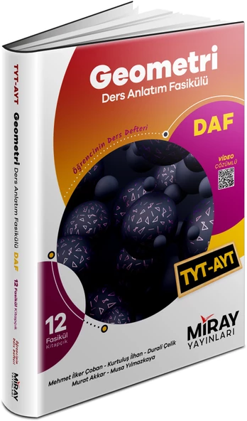 Miray 2024 Tyt Ayt Geometri Ders Anlatım Fasikülleri