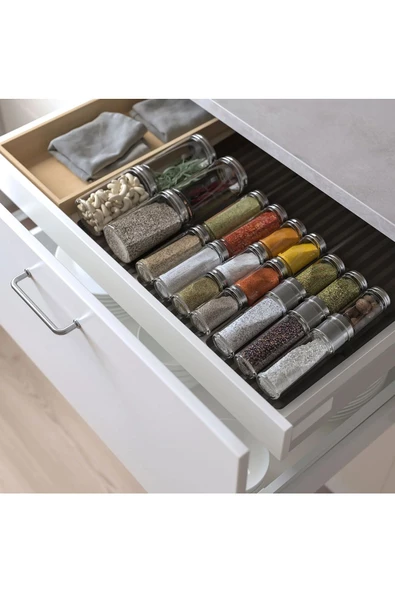 IKEA CITRONHAJ cam paslanmaz çelik 35 cl baharat kavanozu 4 adet - 6