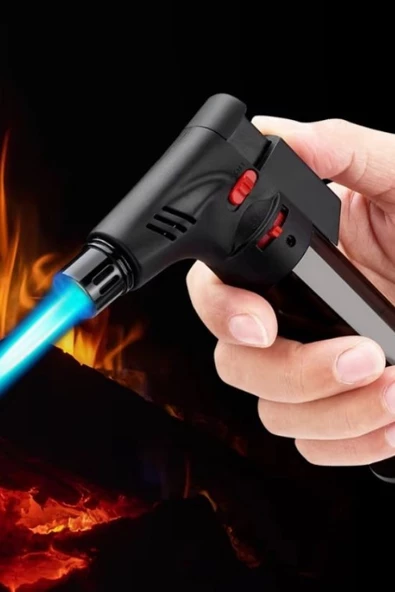 2 Adet Pürmüz Doldurulabilir Çakmak 1300°C Torch Depolu Orta Boy Pürmüz - 3