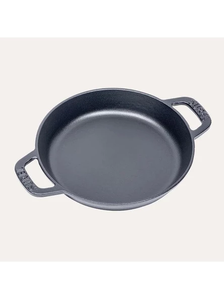 SÜREL Demir Döküm Yuvarlak Sahan Tava 16 cm Siyah - 2