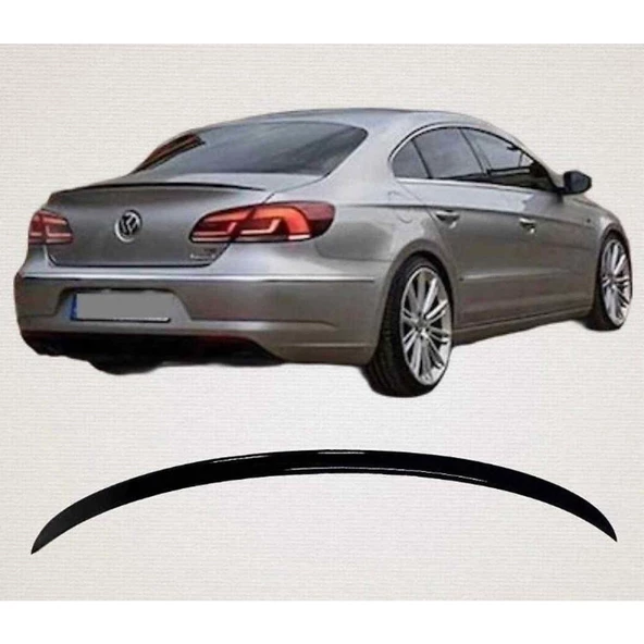 Vw Passat cc Boyalı Spoiler (Pianoblack) 2009-2017 Arası - 3