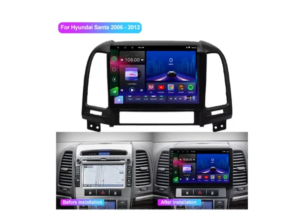 Hyundai Santa Fe Multimedya (2006-2012) 2 GB RAM 32 GB Hafıza 8 Çekirdek Navigatör Premium Series - Resim 11