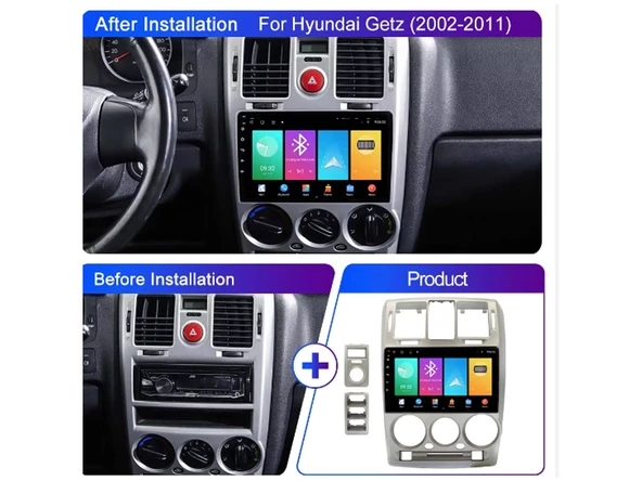 Hyundai Getz Multimedya (2001-2012) 4 GB RAM 64 GB Hafıza 8 Çekirdek Navigatör - Resim 11