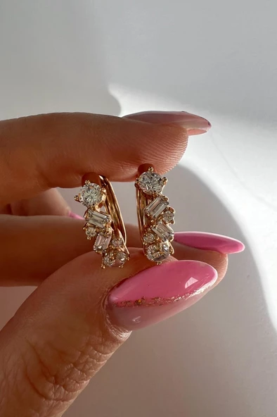 CANDİAS ( ALTIN KAPLAMA KÜPE 18 K ) ürün görseli 1