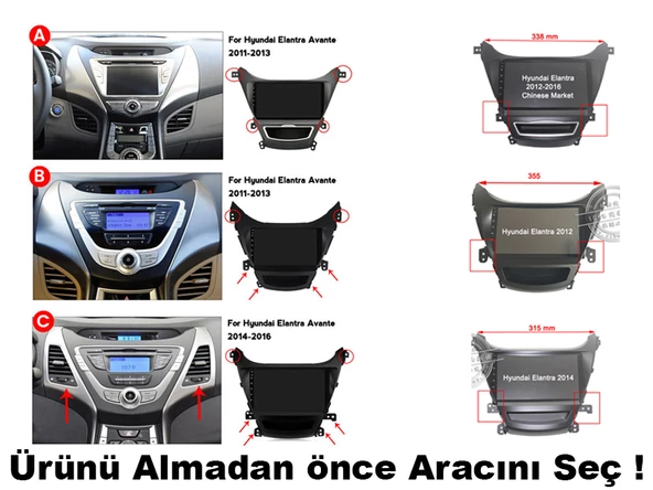 Hyundai Elantra Multimedya (2011-2016) 4 GB RAM 64 GB Hafıza 8 Çekirdek Navigatör - 11