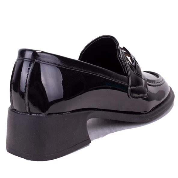 Dagoster DZA07-11524002 Siyah Rugan Günlük Spor Klasik Kadın Ayakkabı - 4