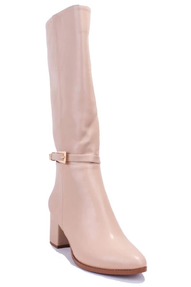 Dagoster DZA07-928720 Nut Klasik Topuklu Kadın Çizme