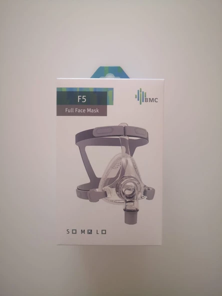 Bmc F5 Full Face Ağız - Burun Cpap Bpap Maskesi M - 2