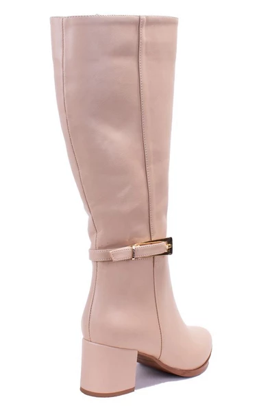 Dagoster DZA07-928720 Nut Klasik Topuklu Kadın Çizme - 4