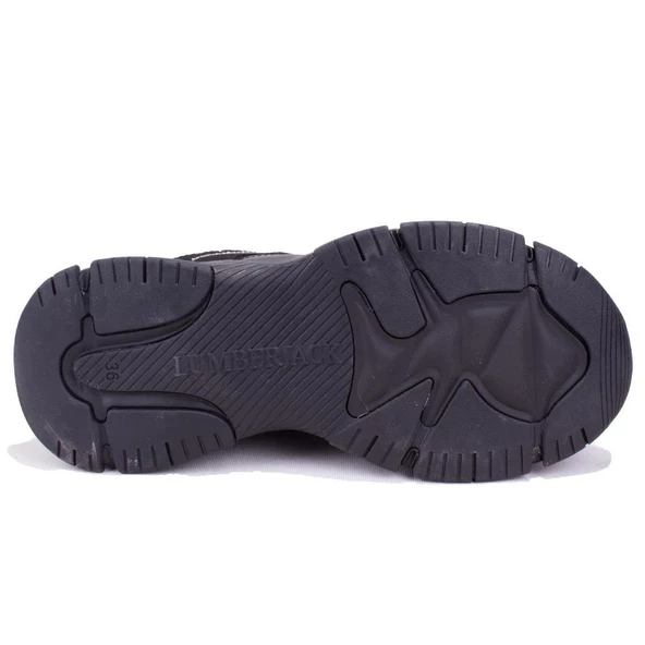 Lumberjack Lency Siyah Ortopedik Günlük Kadın Spor Ayakkabı - 4