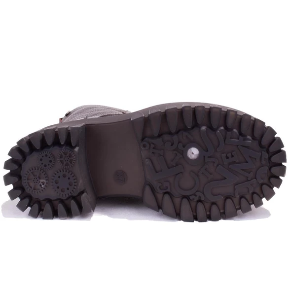 Hammer Jack 10224640 Sherly Kahve Ortopedik Günlük Deri Kadın Bot - 4