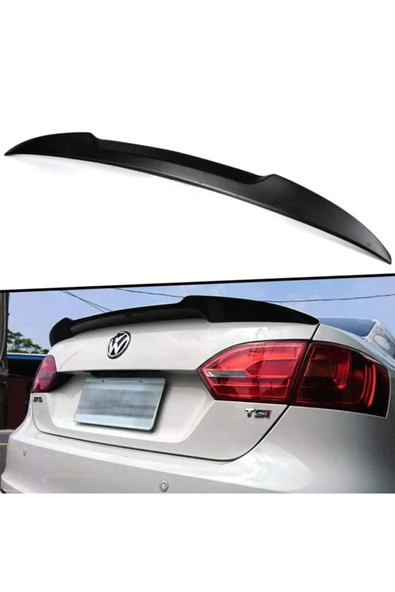 Jetta M4 Boyalı Spoiler PianoBlack