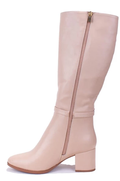 Dagoster DZA07-928720 Nut Klasik Topuklu Kadın Çizme - 3