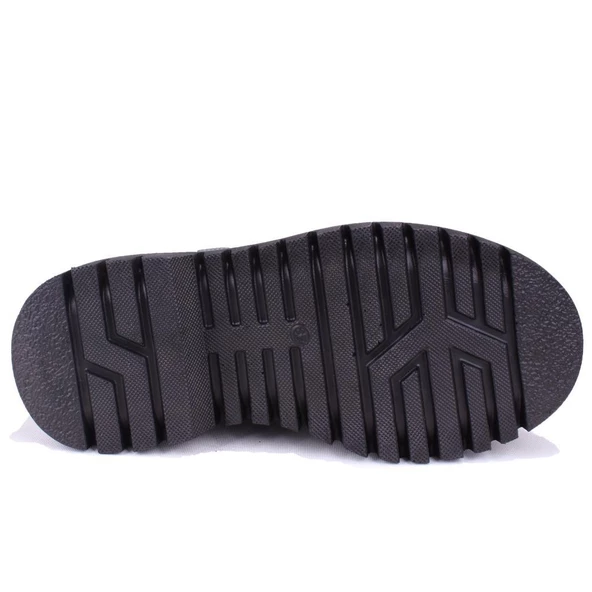 Hammer Jack Soloj 10224730 Siyah Ortopedik Günlük Düz Topuk Kadın Deri Bot - 4