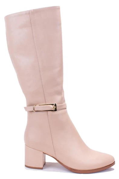 Dagoster DZA07-928720 Nut Klasik Topuklu Kadın Çizme - 2